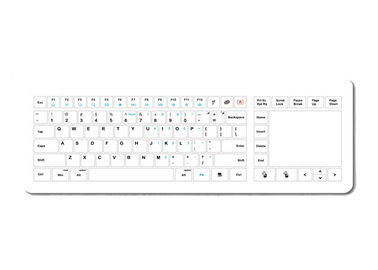 Medizinische Einschließungs-kapazitive Glasnoten-Tastatur, zwei Finger-drahtlose Noten-Tastatur