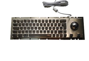 Platten-Berg-Kirschmetallmechanische Tastatur mit der Rollkugel, die 65 Schlüssel zeigt