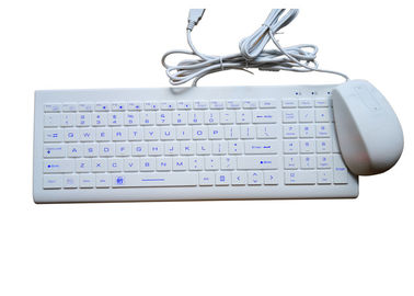 Industrielle Tastatur-Maus des Silikon-IP68 kombiniert mit USB-Abdeckung gegen Wasser