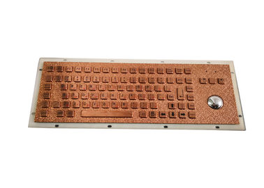 Arabischer Plan-goldene industrielle Tastatur mit Rollkugel-Mäuseplatten-Berg