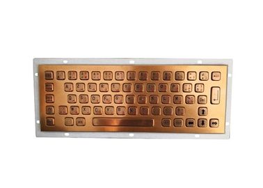 Goldenes Platten-Berg-Tastatur-Edelstahl-Material mit Platten-Berg-Kiosk-Lösung